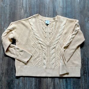 cabi cropped sweater NWOT
